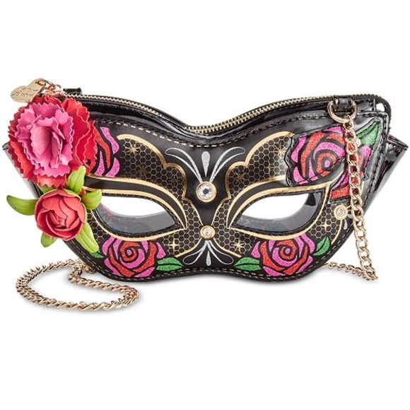Betsey Johnson Handbags - Betsey Johnson Masquerade Mask Crossbody